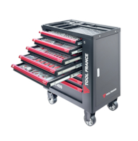 Servante d'atelier 8 tiroirs dont 7 équipés de 400 outils - dim : L 880 x P 455 x H 985 mm