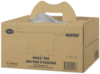 Essuyage non-tissé usage unique Néolis - La boîte distributrice de 210 formats 355 x 415 mm