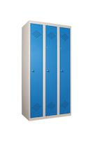 Vestiaire monobloc industrie propre 3 cases - Dim. : L 900 x P 500 x H 1800 mm