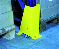 Sabot de protection pour rayonnages protection d'angle L : 140 X l : 140 x H : 350 mm