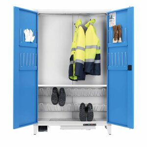 Armoire chauffante pour 10 personnes avec bloc moteur chauffant