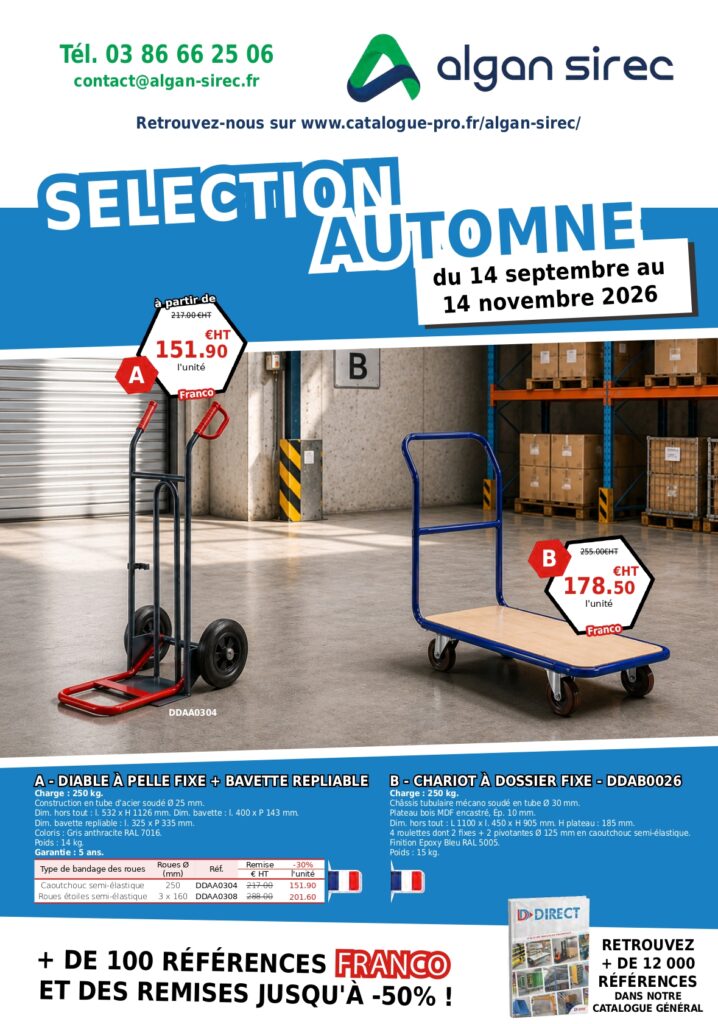 Catalogue promo Automne